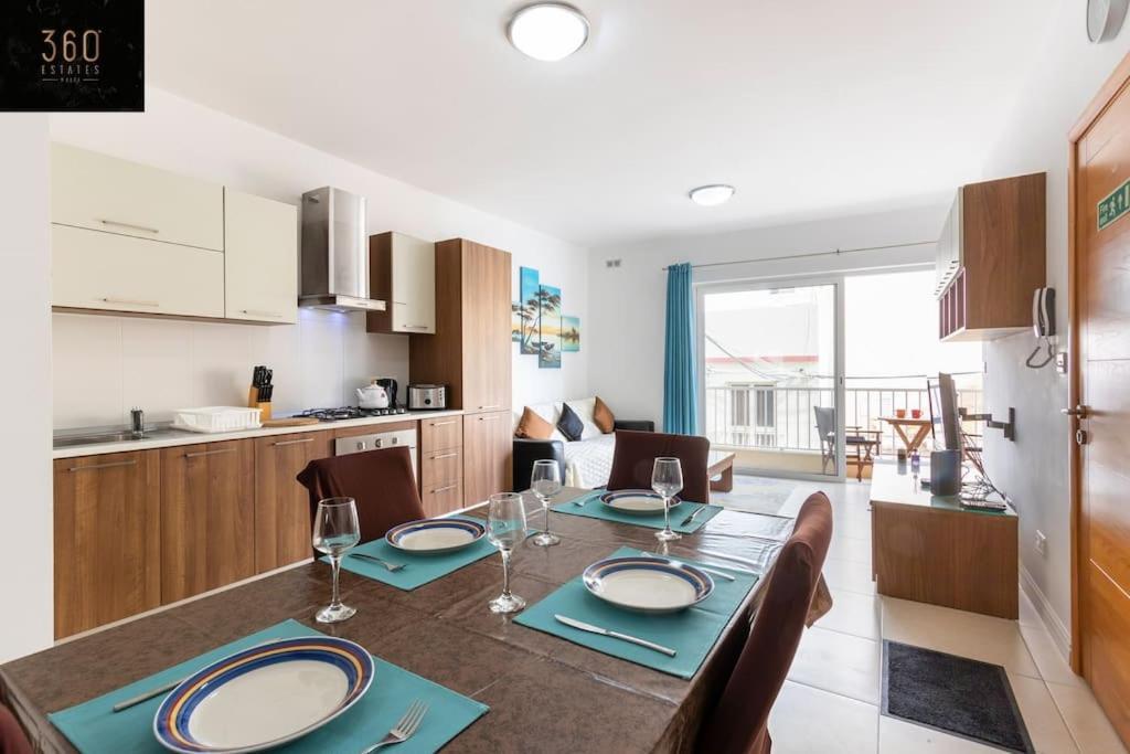 Beautiful, Top Notch 1 Bedroom Apt Just Off The Coast By 360 Estates St. Paul's Bay Exteriör bild